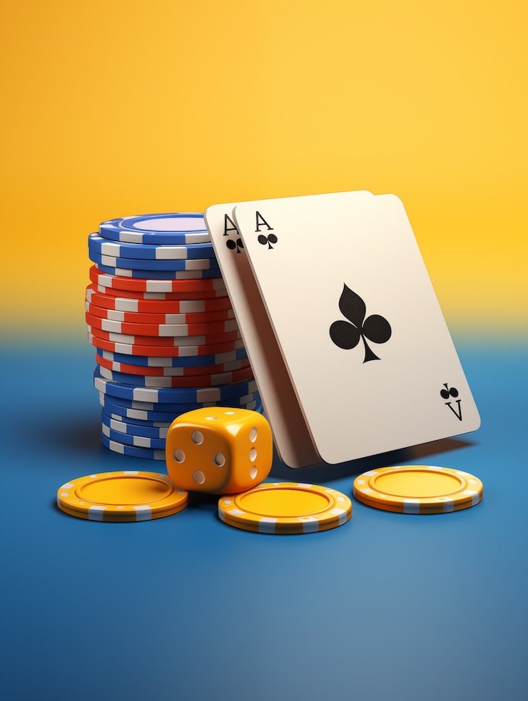 Meja dealer langsung Captain's Bounty di elexistoto dengan tampilan studio profesional